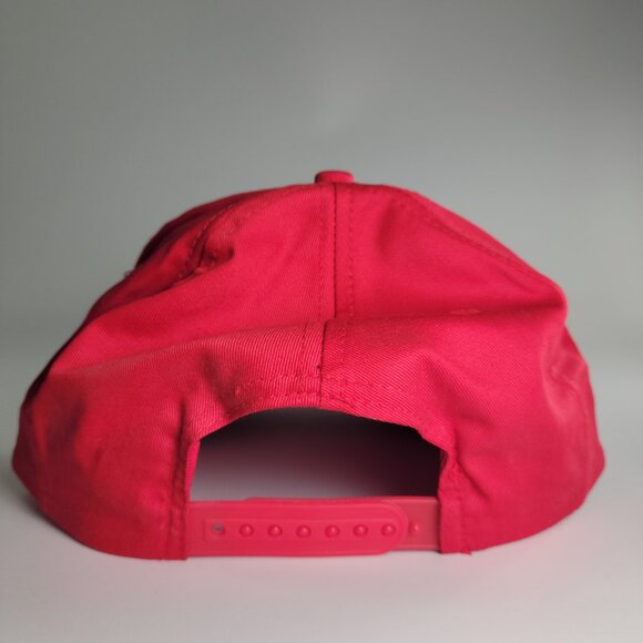 Vintage Red Dillards Making the Grade Snapback Hat - Picture 7 of 8
